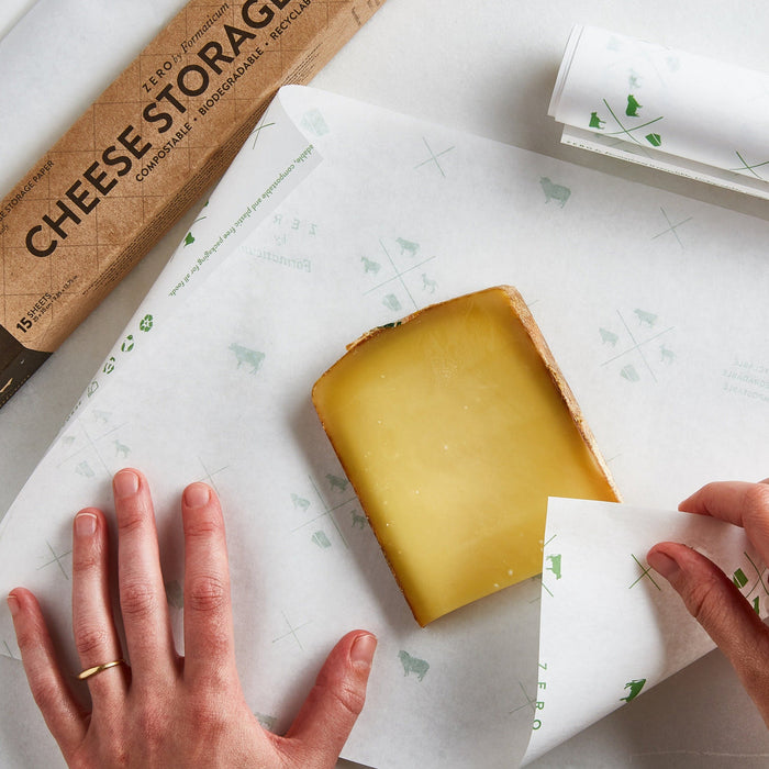 Papel premium para almacenamiento de queso italiano, paquete de 15 hojas