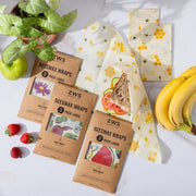 Beeswax Wraps Food Wraps 3-Pack Large from Kitchen Supply