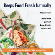 Beeswax Wraps – Plastic-Free Food Storage Food Wraps from Kitchen Supply