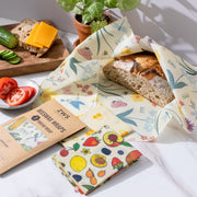Beeswax Wraps – Plastic-Free Food Storage Food Wraps from Kitchen Supply