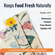 Beeswax Wraps – Plastic-Free Food Storage Food Wraps from Kitchen Supply