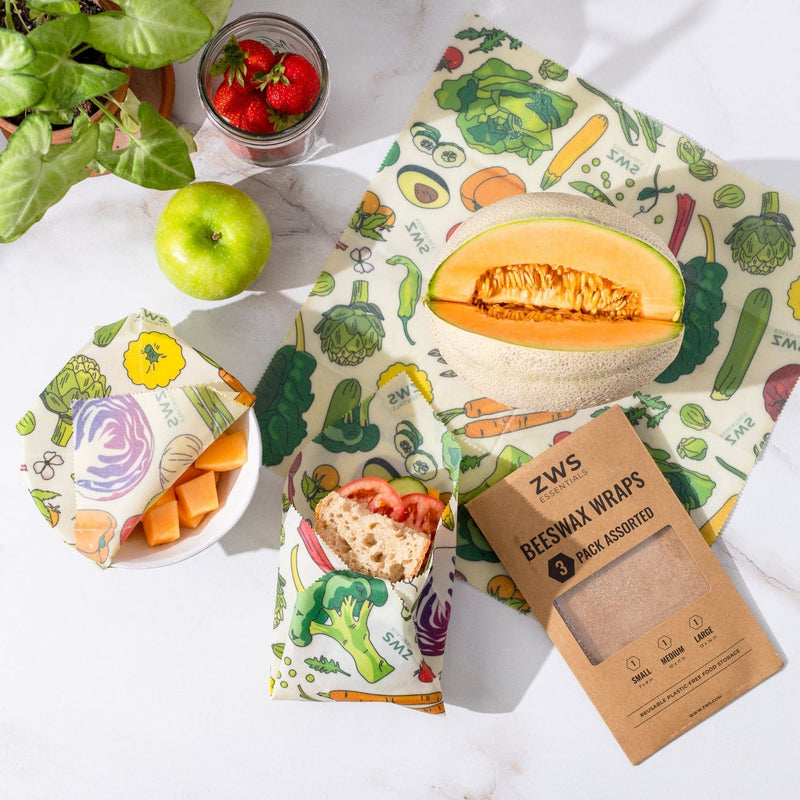 Beeswax Wraps Food Wraps Veggies from Kitchen Supply