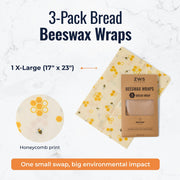 Beeswax Wraps – Plastic-Free Food Storage Food Wraps from Kitchen Supply