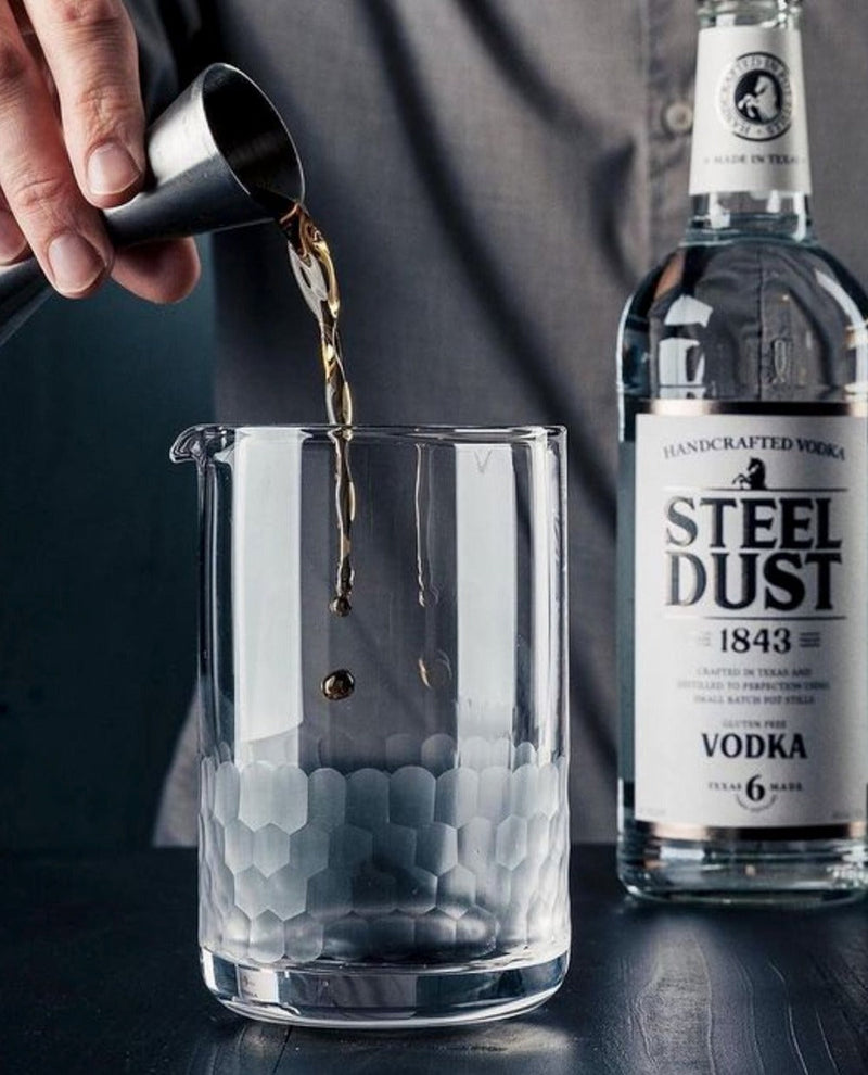 The Hive Honeycomb Mixing Glass