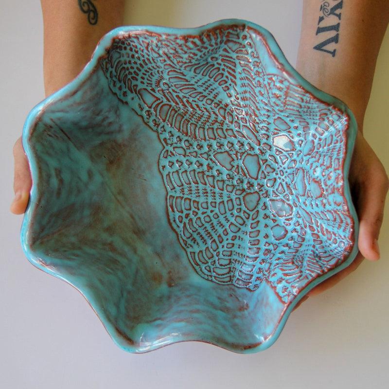 Blossom Bowl Ceramic Bluebell from Kitchen Supply