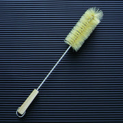 Bottle Brush Wood Handle, Boar Bristle - Kitchen Supply Wholesale - Long Handle Natural Bottle Brush for Water Bottles and Baby Bottles