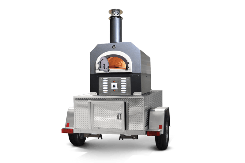 CBO 750 Tailgater | Wood Fired Pizza Oven Trailer | 38" X 28" cooking surface | 2-3 - 10" pizzas at a time | 50-60 pizzas an hour