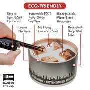 City Bonfire (Portable Fire Pit) Outdoors from Kitchen Supply