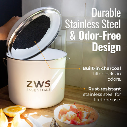 Countertop Compost Bin Composters from Kitchen Supply