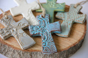 Flared Cross Ornament Ceramic from Kitchen Supply