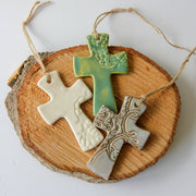 Flared Cross Ornament Ceramic from Kitchen Supply