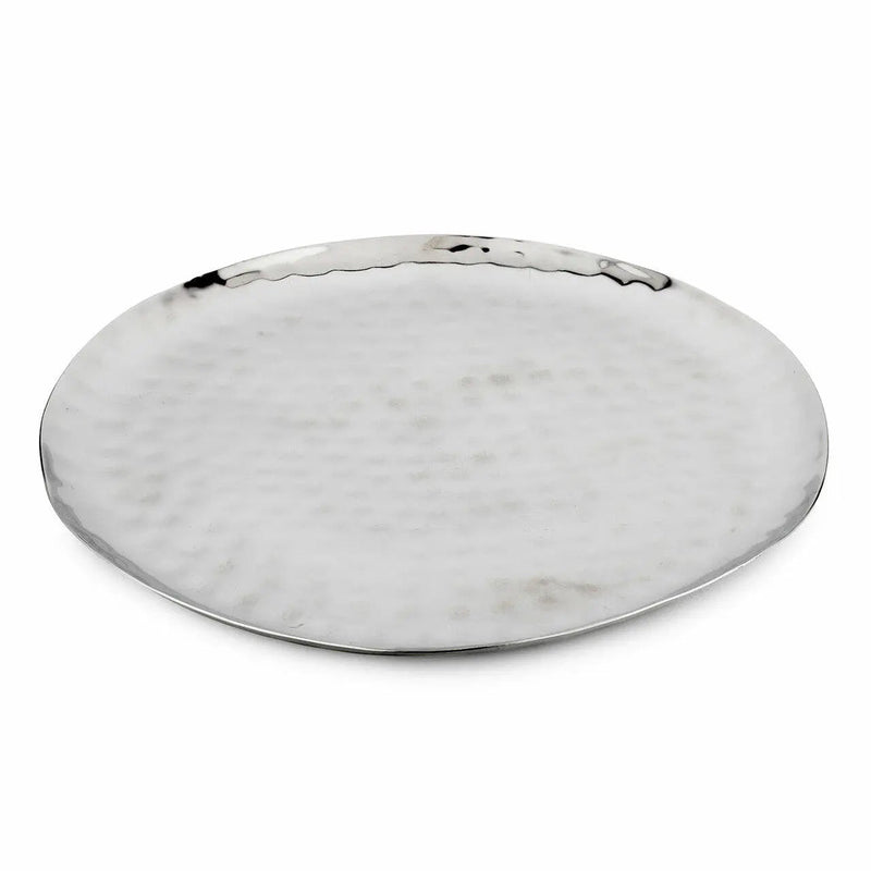 Full Polished Stainless Steel 14" Round Service Tray