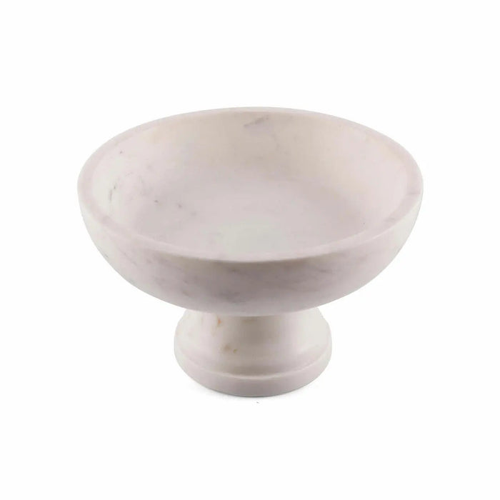 Gala Natural Marble Pedestal Bowl