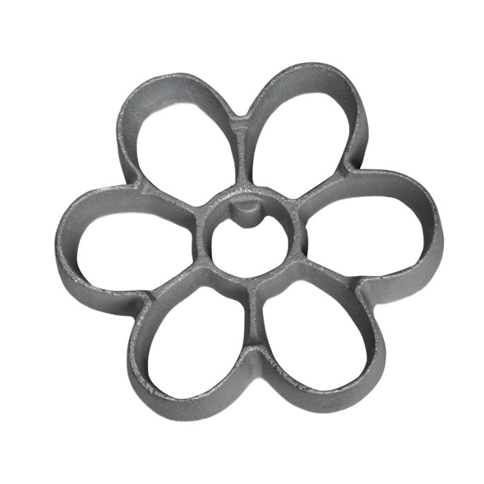 Kitchen Supply 70940 Rosette Cookie Iron, Small Daisy 2.75 x 0.5 Inches