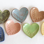 Heart Ring Dish Without Gold Ceramic from Kitchen Supply