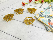 Honey Bee Cloth Napkins, set of four Napkins from Kitchen Supply