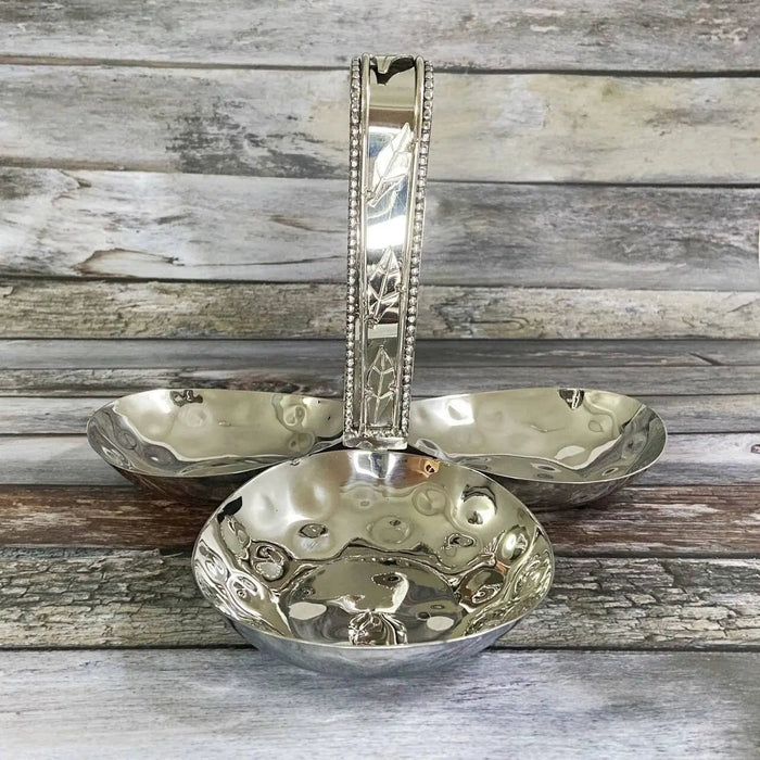 Hammered Willow Nut Bowl