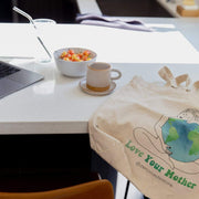 Love Your Mother Organic Tote Bag Shopping Totes from Kitchen Supply