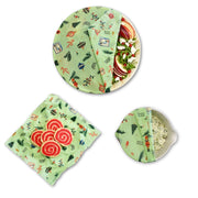 Christmas Print Bee's Wrap Assorted 3-Pack Kitchen & Bath from Kitchen Supply