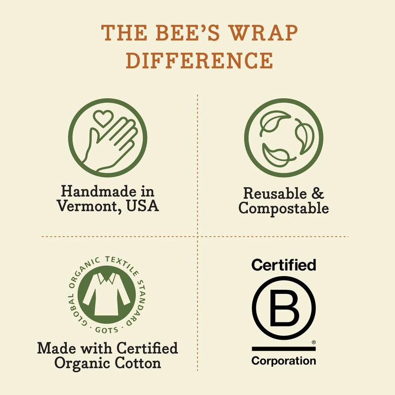 Christmas Print Bee's Wrap Assorted 3-Pack Kitchen & Bath from Kitchen Supply
