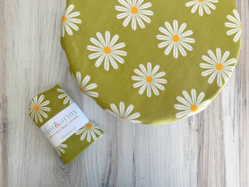 Reusable Bowl Cover- Daisy Food Container Covers from Kitchen Supply