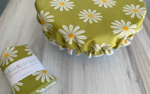 Reusable Bowl Cover- Daisy Food Container Covers from Kitchen Supply