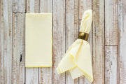 Seersucker Dinner Napkins, set of 4 Napkins yellow from Kitchen Supply