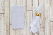 Seersucker Dinner Napkins, set of 4 Napkins grey from Kitchen Supply