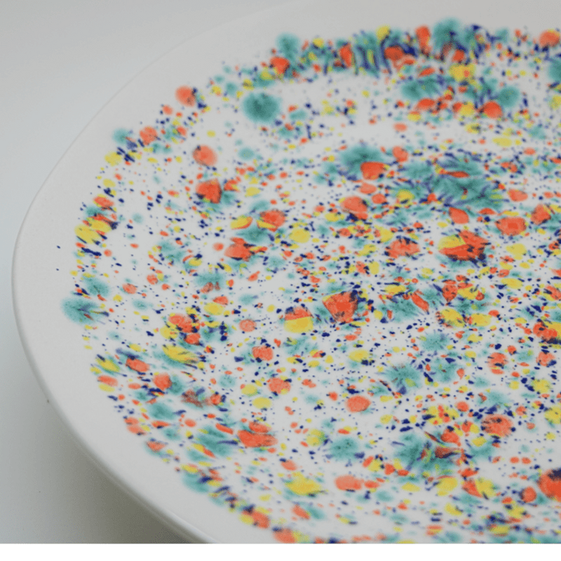 Spring Artisan Dinner Plate Ceramic Speckled from Kitchen Supply
