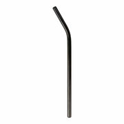 Stainless Steel Straw - Straight, Bent, or Boba Style Drinking Straws & Stirrers Bent Black from Kitchen Supply