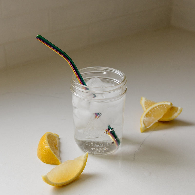 Stainless Steel Straw - Straight, Bent, or Boba Style Drinking Straws & Stirrers from Kitchen Supply