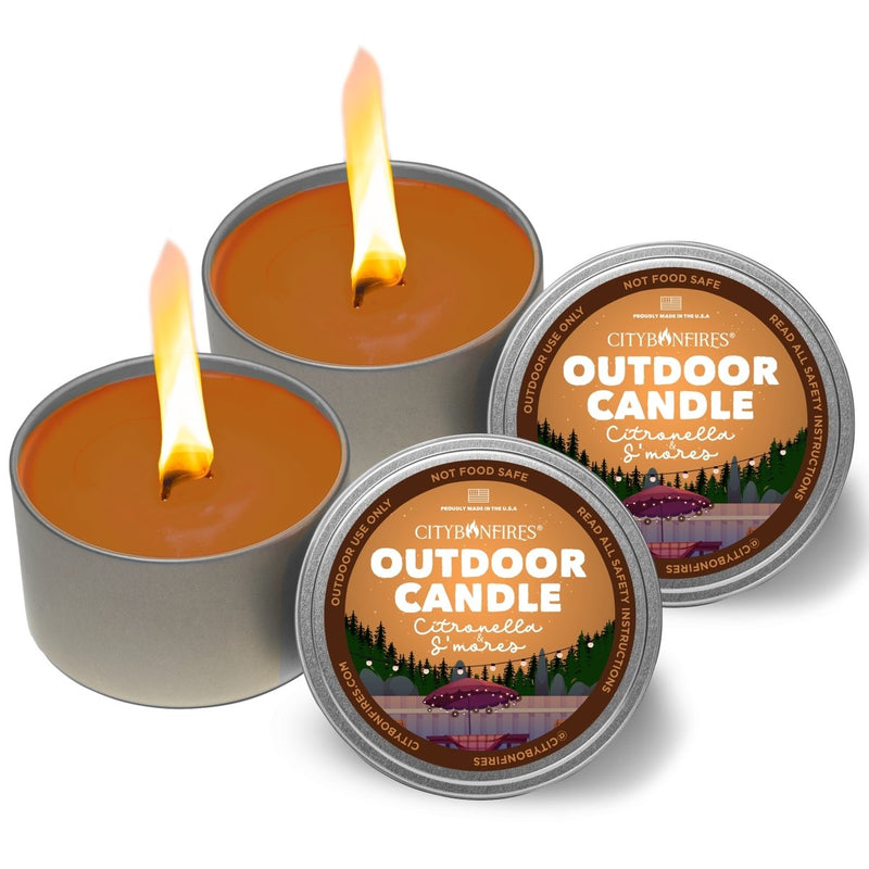 The Outdoor Citronella Candle - S'mores Scent Outdoors