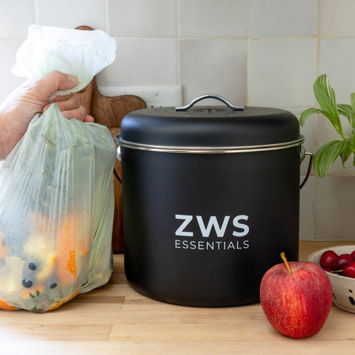 Countertop Compost Bin Composters Black from Kitchen Supply