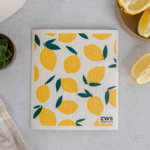 Swedish Dish Cloth Reusable Paper Towels Lemons from Kitchen Supply