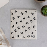 Swedish Dish Cloth Reusable Paper Towels Black Stripes from Kitchen Supply
