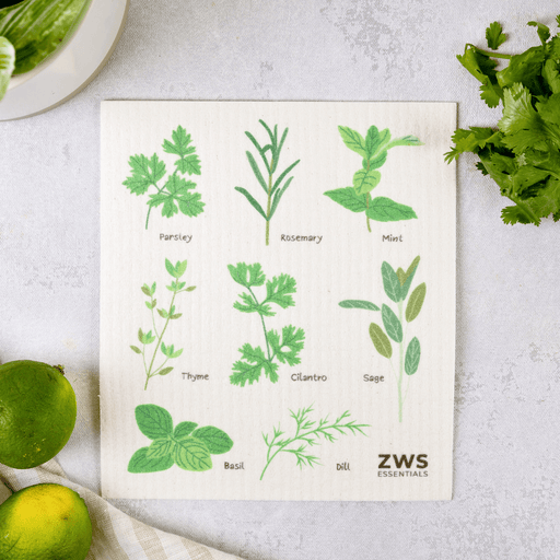 Swedish Dish Cloth Reusable Paper Towels Herbs from Kitchen Supply