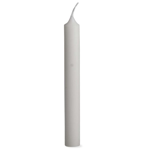 Bougie droite de 8 pouces - Blanc