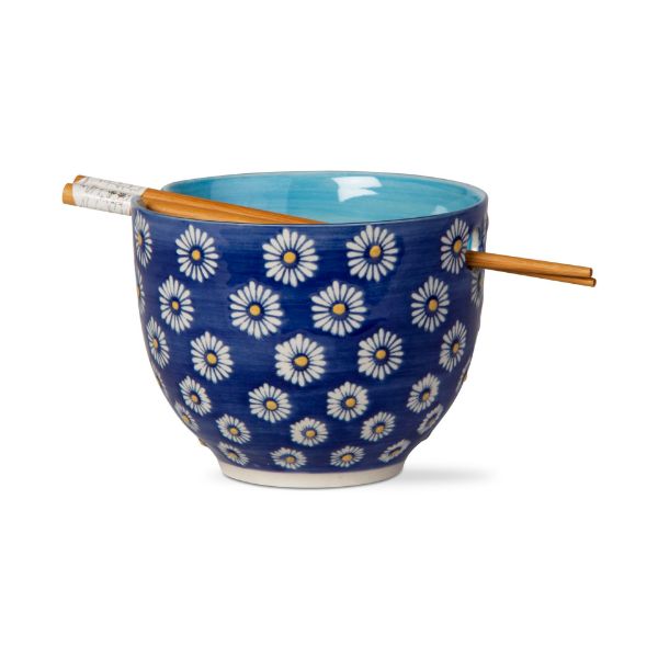 Daisy Noodle Bowl and Chopstick Set, Multi