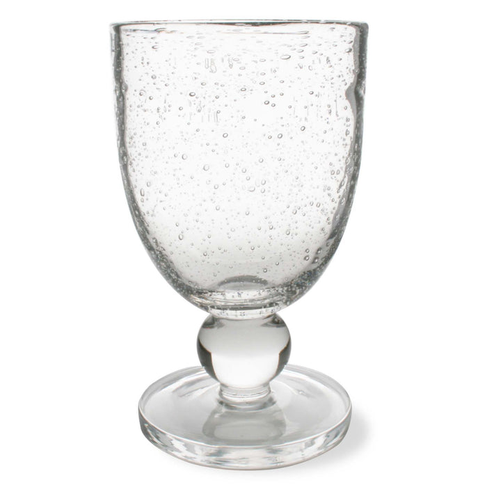 Vaso para beber con copa de cristal de burbujas, 10 onzas, transparente