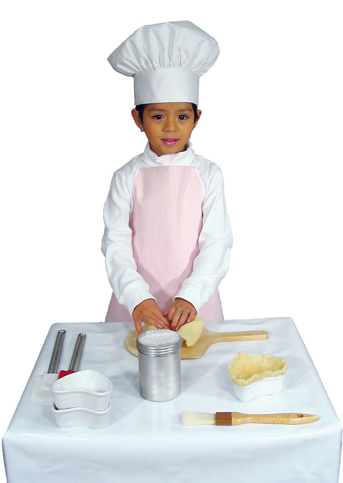 Child's Apron in Pink Stripe