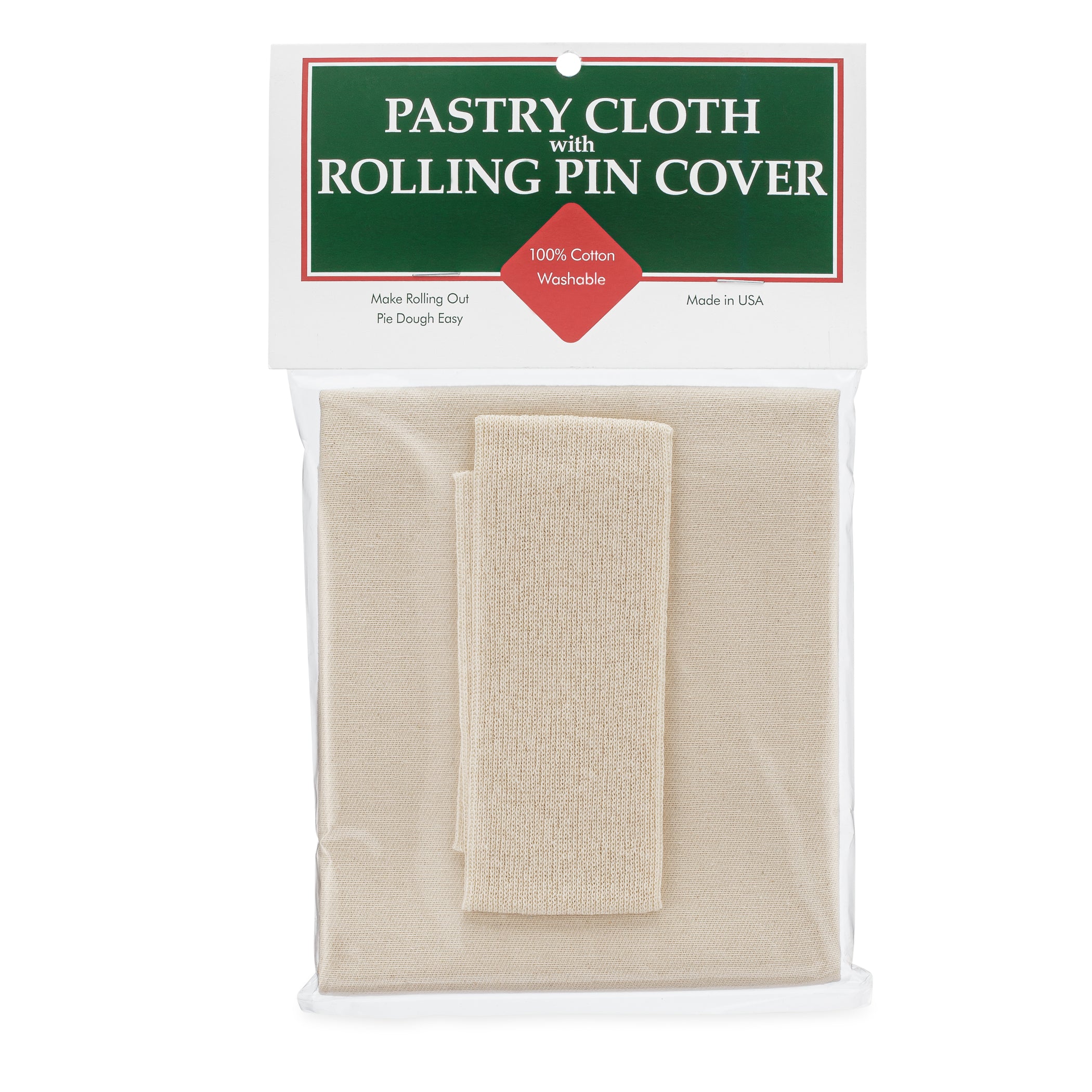 Pastry Cloth and Rolling Pin Cover Set — Kitchen Supply Wholesale