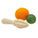 Wood Citrus Reamer Beechwood with Fruit Juice