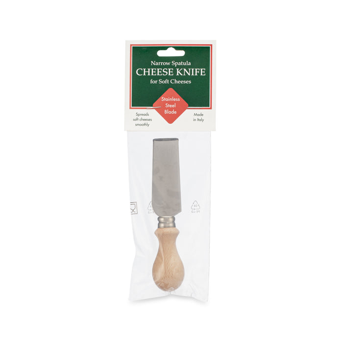 Cuchillo para queso Espátula estrecha, acero inoxidable