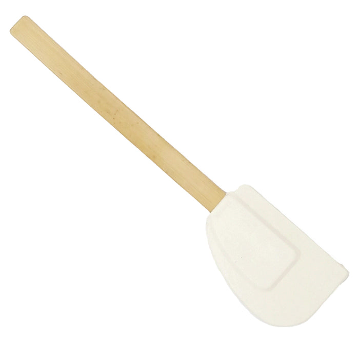 Rubber Bowl Scraper with Bamboo Handle — Kitchen Supply Wholesale