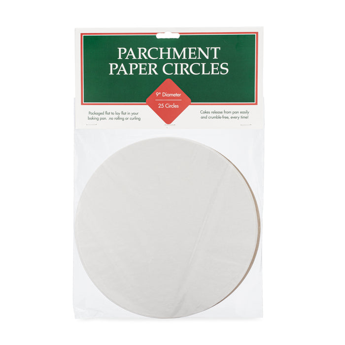 Círculos de papel pergamino, paquete de 25