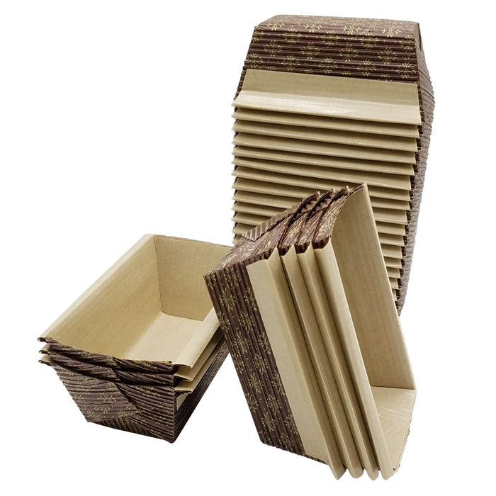 2590 25 Pack Mini Loaf Paper Bakers