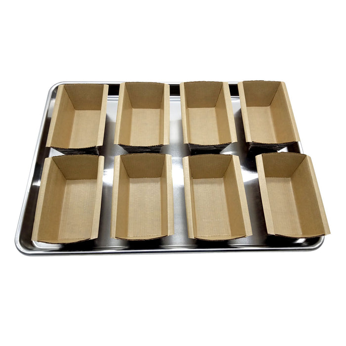 BT82 Mini Rectangular Loaf Pan (Kraft)- 4.1 oz - 3.2\\l x 1.2\\w