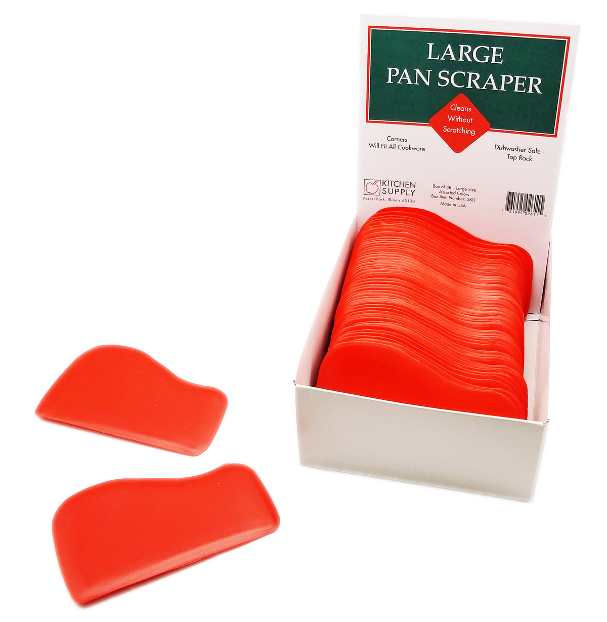 Pan Cares, Pan Scraper Retail Box of 48 — Kitchen Supply Wholesale
