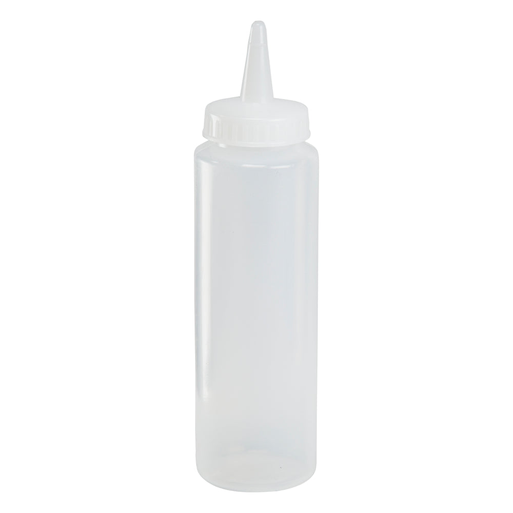 Squeeze Condiment / Sauce Bottle Clear, 8 Ounce