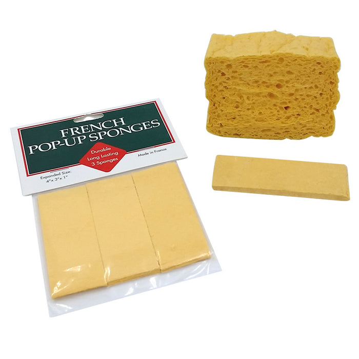 French Pop-Up Sponge - 3 Pack